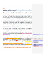 ‘Paradise’ | Analytical essay