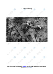 1. Verdenskrig | Historie