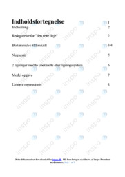 Funktioner | Emneopgave