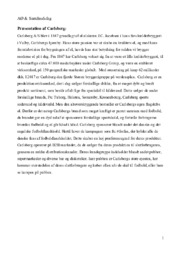 Carlsberg i England | Afsætning