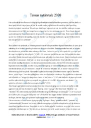 Tessas nytårstale 2020 | Analyse | Tessa