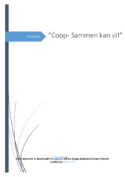 Sammen kan vi | Analyse | Coop