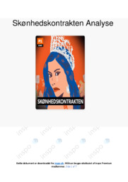 Skønhedskontrakten | Analyse | DR