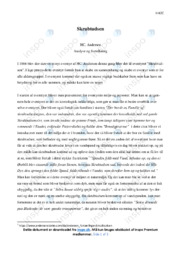 Skrubtudsen | Analyse | HC. Andersen