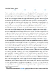 ‘Dusk over Atlantic Wharf’ | Analytical essay