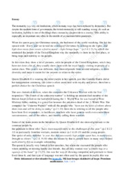 The Queen´s christmas speech 2020 | Analytical essay