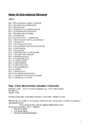 Noter til International Økonomi | Kapitel 2 til 28