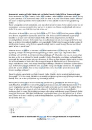 Sofie Lindes tale & Tessas nytårstale | Komparativ analyse