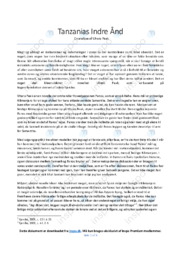 Uhuru Peak | Analyse | Jakob Ejersbo