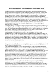 ”Fasandræberne” af Jussi Adler Olsen | Afslutningsopgave