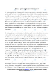 Etiske grænser på de sociale medier | Reflekterende artikel