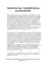 ‘Nattens dronning’ | Novelleanalyse