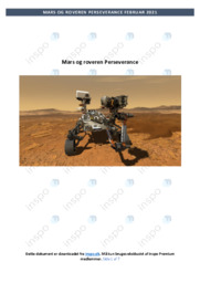 Mars og roveren Perseverance | Fysik