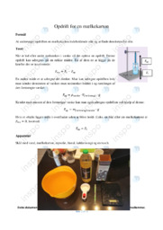 Opdrift for en mælkekarton | Fysikrapport