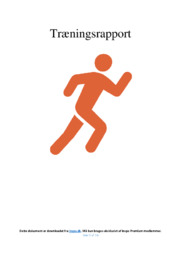 Træningsrapport | Idræt