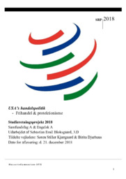 USA’s handelspolitik | Frihandel & protektionisme | SRP