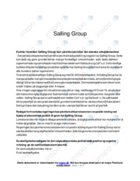 Salling Group | Afsætning