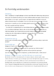 En fremtidig verdensorden | Samfundsfag