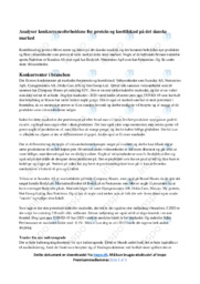 Protein og kosttilskud | Konkurrenceforhold