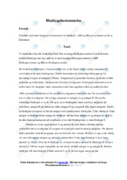 Blodtypebestemmelse | Forsøg