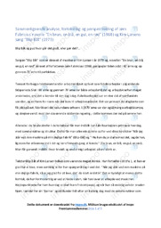 En brun, en blå, en gul, en rød | Analyse | Jørn Fabricius