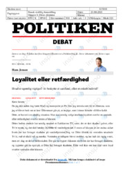Loyalitet eller retfærdighed | Artikel | Dansk eksamen