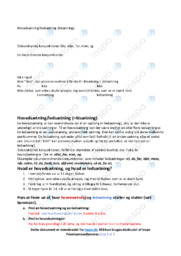 Hovedsætningledsætning | Dansk Noter | Bisætning