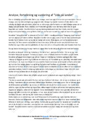 Ude på landet | Analyse | Pia Juul