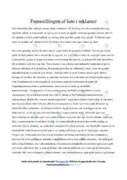 Køn i reklamer | Dansk Essay
