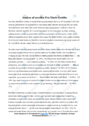 Fru Marie Grubbe | Analyse | J.P Jacobsens