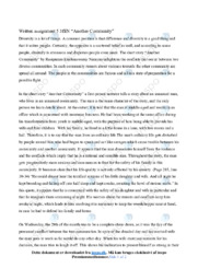 ‘Another Community’ | Analytical essay