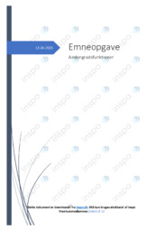 Andengradsfunktioner | Emneopgave