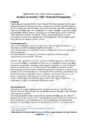 Idyl | Analyse | Henrik Pontoppidan