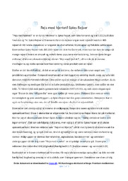 Rejs med hjertet | Analyse | Spies Rejser