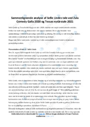 Tessas nytårstale 2021 | Analyse