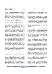 Kæledyr | Dansk Essay