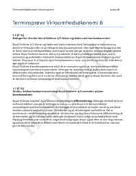 Royal Unibrew A/S | Terminsprøve | Virksomhedsanalyse