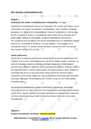 Den danske chokoladebranche | Analyse