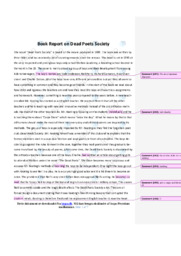 ‘Dead Poets Society’ | Analytical essay