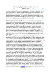 ‘Everyone is going through something’ | Analytical essay