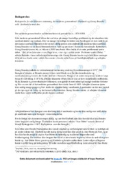 Det moderne gennembrud | Redegørelse og overgang