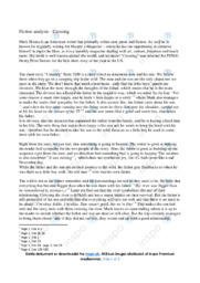 ‘Crossing’ | Analytical essay