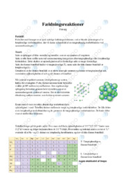 Fældningsreaktioner | Forsøg