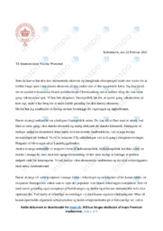 Notat til finansminister | Økonomisk politik | Noter