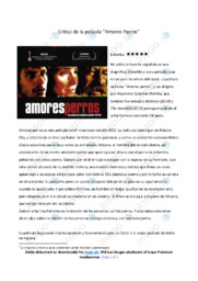 Critica de la película ‘Amores Perros’