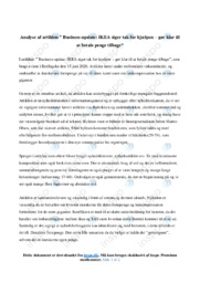 Business-update IKEA siger tak for hjælpen – gør klar… | Analyse