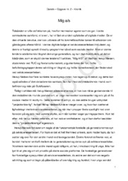 Mig a/s | Mathias Herup Nielsen | Eksamenssæt august 2012 | Kronik opg. 2