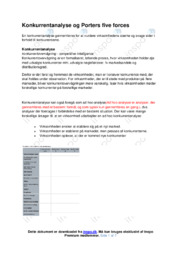 Konkurrentanalyse | Noter