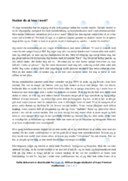 At Leve i Nuet | Dansk Essay