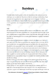 Sundays | Analyse | Kræsten Kusk